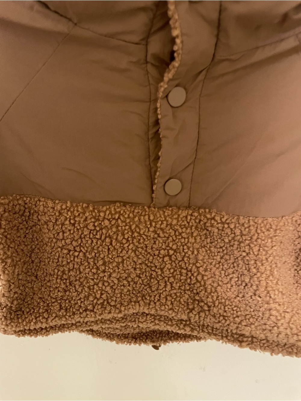 NWT OFFLEASH By Aerie Fluff Love Sherpa Dog Quarter Snap - Picture 7 of 13